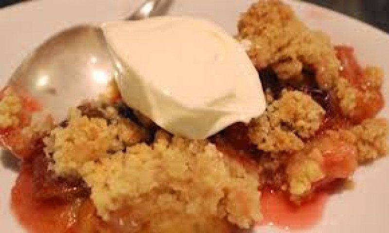 quince crumble