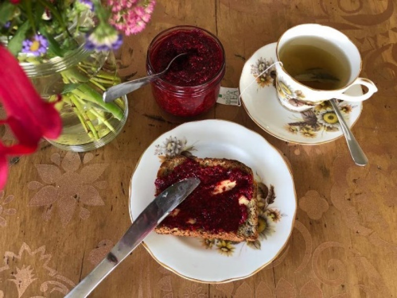 raspberry chia seed jam