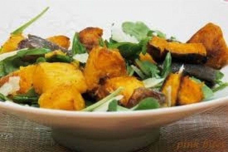 roast pumpkin salad