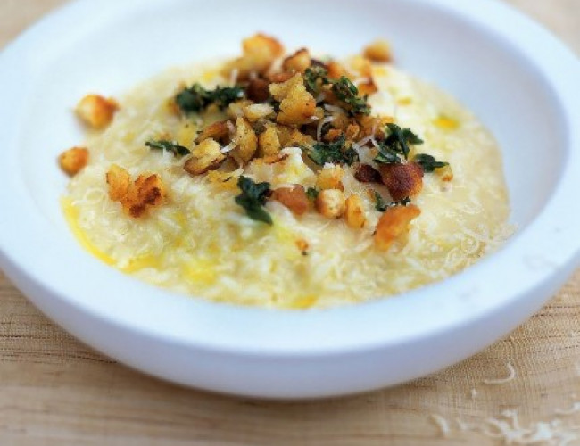 roasted cauliflower risotto with hazelnuts