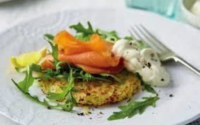 rosti w salmon