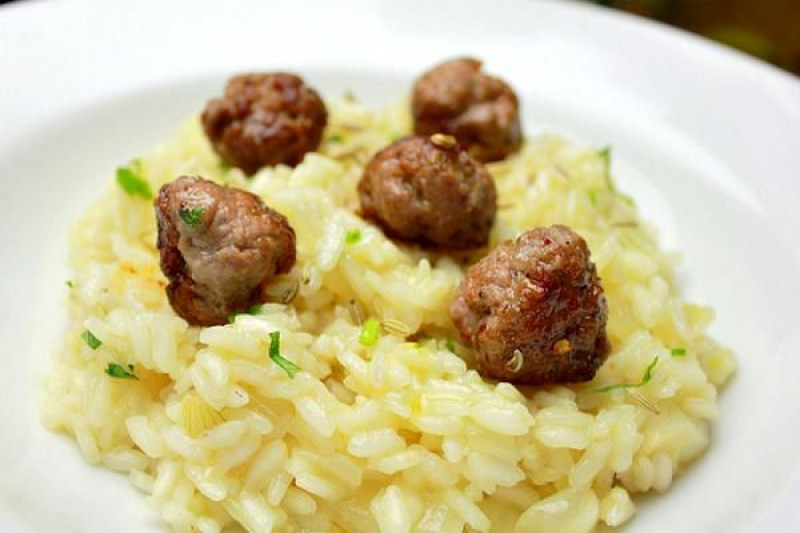 sausage risotto