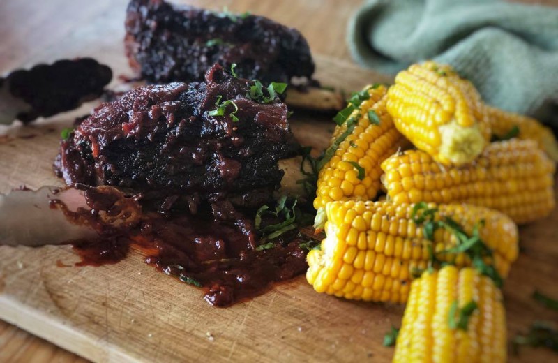 slow cooked bbq beef short ribs