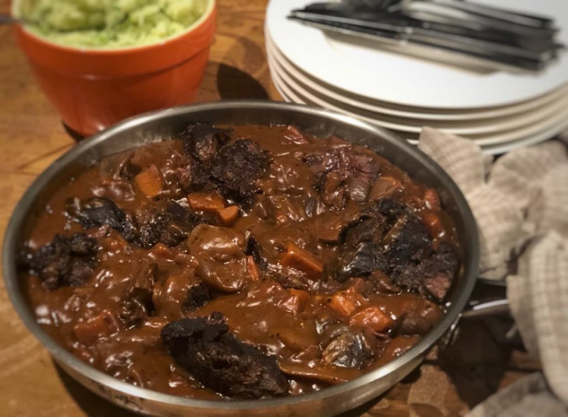 slow cooked beef cheeks