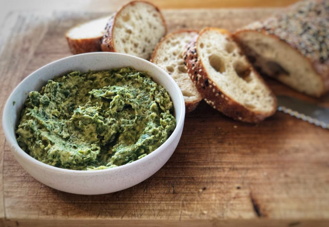 spinach white bean and fennel dip