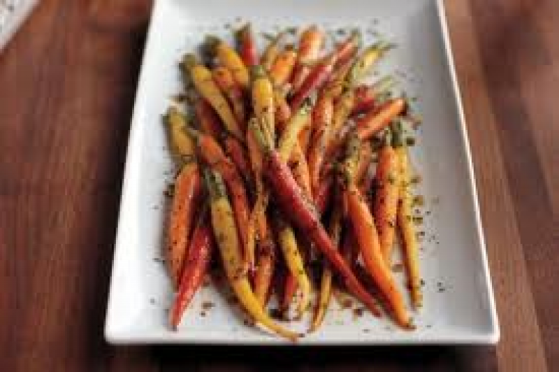 spring carrots w coriander