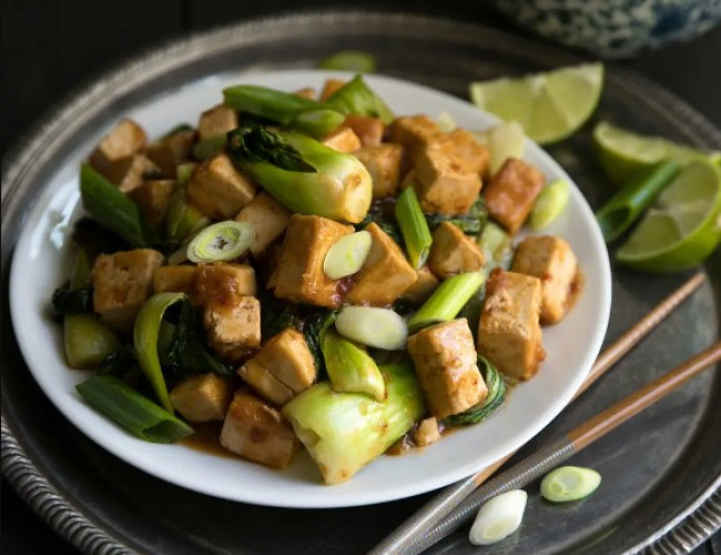 stir fry bok choi