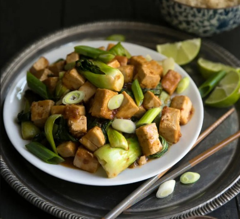 stir fry bok choi