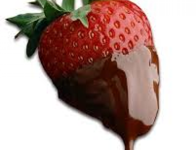 strawb in choc