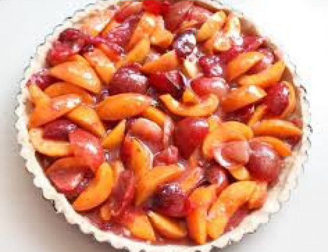 summer fruit tart