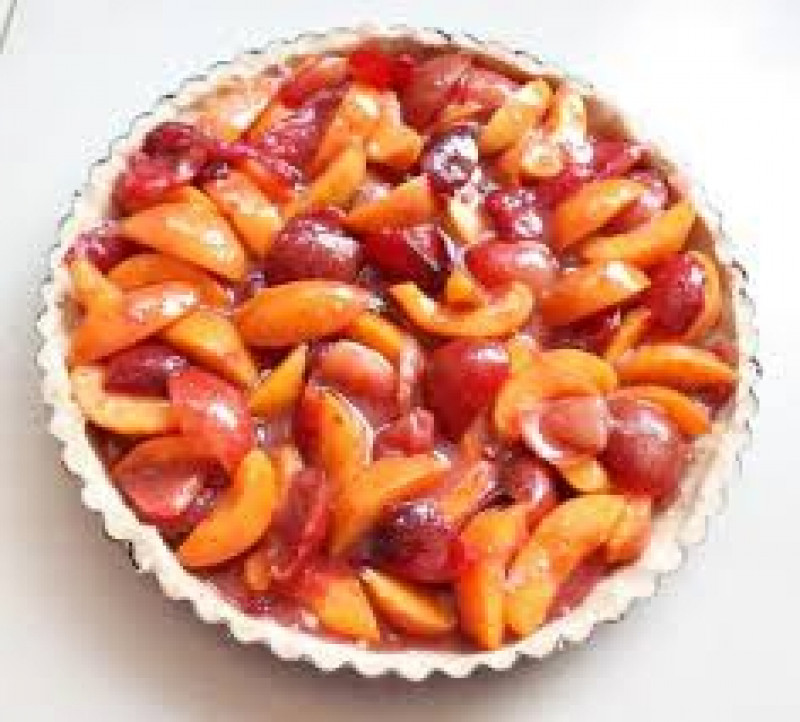 summer fruit tart