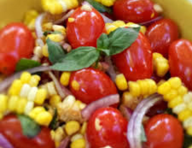 tom and corn salad