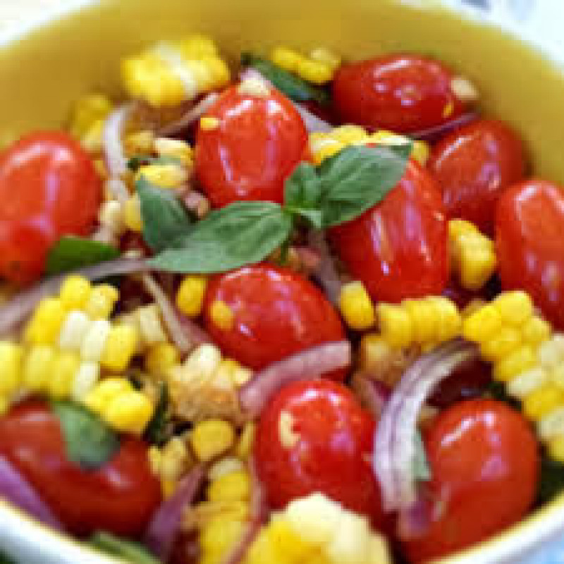 tom and corn salad