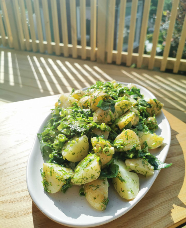 vegan potato salad