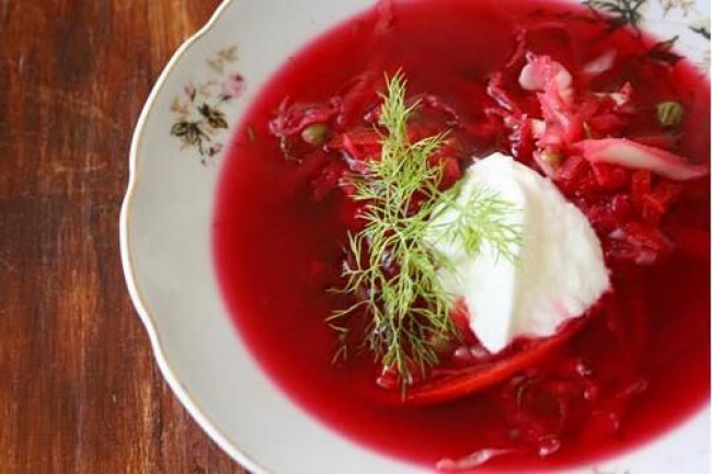 vegetarian borscht