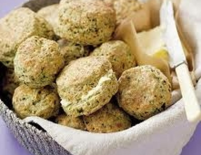 watercress scones