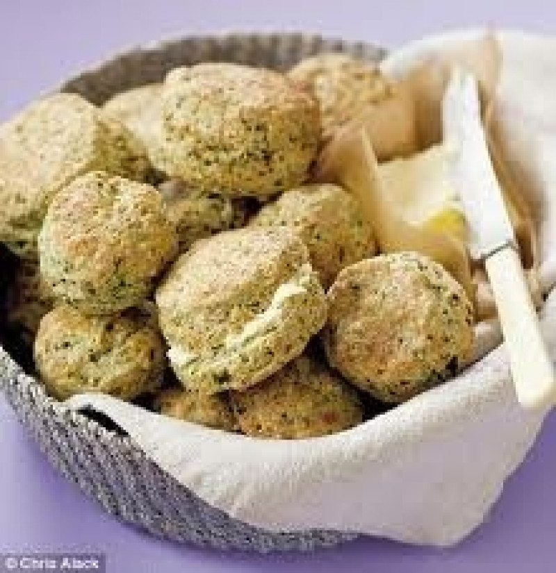 watercress scones